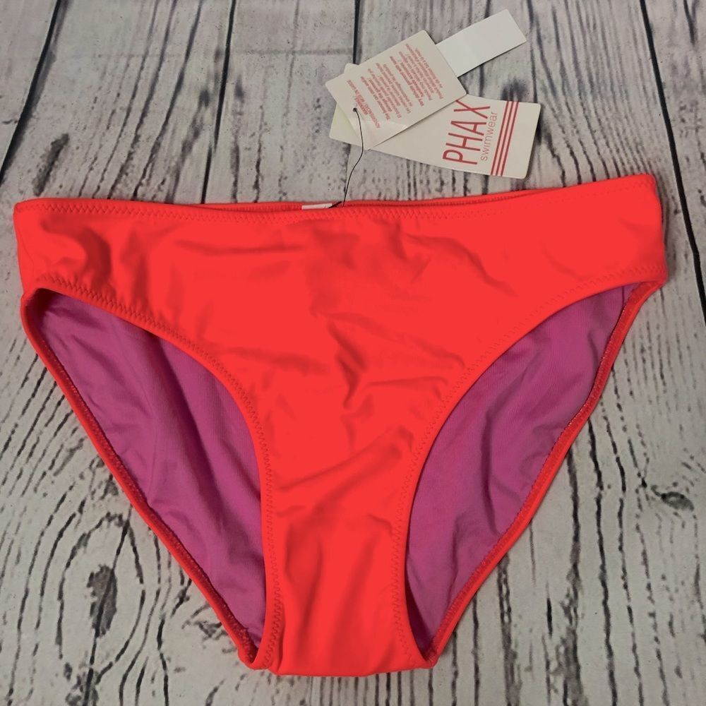 Phax Swim Bikini Bottom Bright Neon Orange XS NEW